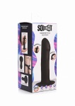 Sprężyste dildo z Silexpanu - Squeezable Phallic Dildo - AG330-BLACK