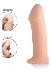 Sprężyste Termo Dildo Silexpan - Squeezable Thick Phallic Dildo - cieliste AG473-FLESH