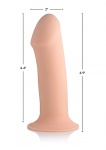 Sprężyste Termo Dildo Silexpan - Squeezable Thick Phallic Dildo - cieliste AG473-FLESH