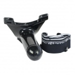 SexShop - Strap-on wydrążony - Perfect Fit Armour Knight  XL rozmiar S/M czarny - online