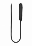 STYMULACJA CEWKI MOCZOWEJ wibracje - Silcone Vibrating Bullet Plug Extra Long - Black