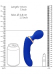 Stymulacja łechtaczki, punktu G lub prostaty Charm - Multi-Purpose Vibrator - Charm - Blue
