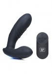 Stymulator prostaty 7x P-Thump Tapping z pilotem - czarny AG320 - 7x P-Thump Tapping Prostate Vibe with Remote Control - Black