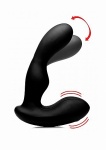 Stymulator prostaty 7X P-Stroke wibracja + odchylanie  - czarny AG149 - 7X P-Stroke Prostate Stimulator w/ Stroking Shaft - Black