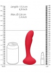 Stymulator punkt G lub prostaty Finesse - G-Spot and Prostate Vibrator - Finesse - Red
