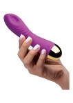 Stymulator punktu G G-Thump Tapping - fioletowo złoty AG323 - G-Thump Tapping G-spot Stimulator - Purple