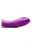 Stymulator punktu G G-Thump Tapping - fioletowo złoty AG323 - G-Thump Tapping G-spot Stimulator - Purple