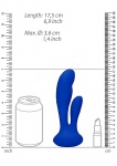 Stymulator punktu G oraz łechtaczki Flair - G-Spot and Clitoral Vibrator - Flair - Blue