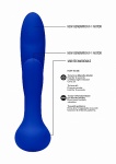 Stymulator punktu G oraz łechtaczki Flair - G-Spot and Clitoral Vibrator - Flair - Blue
