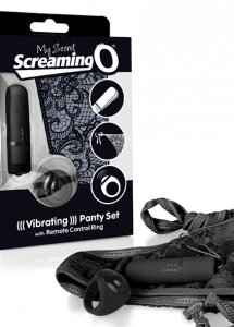Sexshop - The Screaming O Remote Control Panty Czarny - Stymulujące majteczki damskie zdalnie sterowane - online