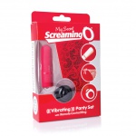 SexShop - Stymulujące majteczki damskie zdalnie sterowane - The Screaming O Remote Control Panty Czerwony - online