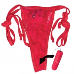 SexShop - Stymulujące majteczki damskie zdalnie sterowane - The Screaming O Remote Control Panty Czerwony - online