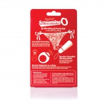 SexShop - Stymulujące majteczki damskie zdalnie sterowane - The Screaming O Remote Control Panty Czerwony - online