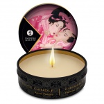 SexShop - Świeca do masażu - Shunga Massage Candle płatki róż - online