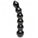 Sexshop - Fifty Shades of Grey Freed Glass Beaded Dildo Black  - Szklane dildo - online