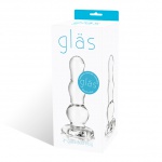 SexShop - Szklany stopniowany plug analny - Glas Glass Butt Plug   - online
