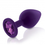 SexShop - Trzy plugi analne z klejnotem - Rianne S Booty Plug Set 3x fioletowy - online