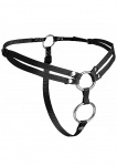 Uprząż do podwójnej penetracji - Unity Double Penetration Strap On Harness - czarna AD918
