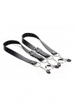 Uprząż do rozciągania warg sromowych - Spread Labia Spreader Straps with Clamps - AF500