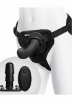 Uprząż z Wibratorem - Czarna 1060-01-BX - G-Spot Vibrating Pleasure Set Strap-on  - Black 