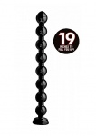 Wąż analny kulkowy 2" średnicy/19" długości - czarny AF615 - 2" Beaded Hose - 19" long - Black