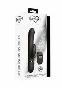 WIBRATOR do ćwiczenia mięśni Kegla STYMULACJA - Kegel Rabbit - Black