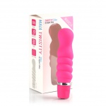 SexShop - Wibrator do punktu G - Maia Toys Twistty Silicone G-Spot Vibe Pink  - online