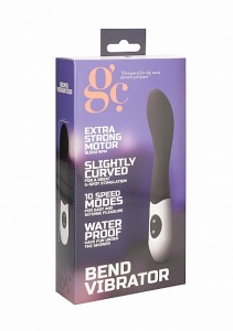 Wibrator do punktu G Silikonowy - Bend Vibrator - Black