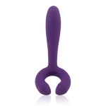 SexShop - Wibrator i masturbator dla par - Rianne S Duo Vibe Deep Purple  - online