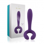 SexShop - Wibrator i masturbator dla par - Rianne S Duo Vibe Deep Purple  - online