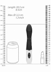 Wibrator KRÓLICZEK dwa mocne silniczki - Rabbit Vibrator - Black