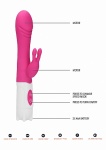 Wibrator KRÓLICZEK dwa mocne silniczki - Rabbit Vibrator - Pink