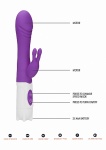 Wibrator KRÓLICZEK dwa mocne silniczki - Rabbit Vibrator - Purple
