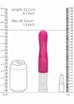 Wibrator KRÓLICZEK stymulacja ŁECHTACZKI  punkt G - Rotating Rabbit Vibrator - Pink