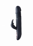 Wibrator króliczek z ruchem góra-dół - Royal Rabbits Bunny Thrust 10X Thrusting Rabbit Vibrator - Czarny AG273