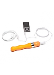 SexShop - Wibrator muzyczny Naughtibod - iPod Vibrator pomarańczowy - online