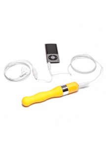 SexShop - Wibrator muzyczny Naughtibod - iPod Vibrator żółty - online