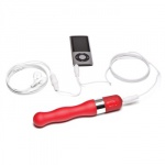 SexShop - Wibrator muzyczny Naughtibod - iPod Vibrator czerwony - online