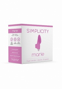 WIBRATOR na palec masażer łechtaczki MARIE - MARIE Finger vibrator - Pink