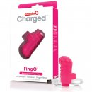 Sexshop - The Screaming O Charged FingO Finger Vibe  Różowy - Wibrator na palec - online