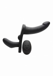 Wibrator na uprzęży Podwójna Penetracja - Czarny AF864 - SU Double Take - Penetration - Strap-On Harness - Black