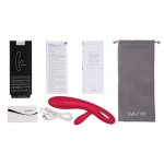 SexShop - Wibrator ogrzewający - Svakom Lester Heating Vibrator Czerwony - online