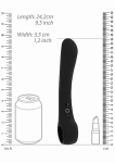 Wibrator Ombra WYGINANA GŁÓWKA - Ombra - Bendable Vibrator - Black