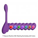 Sexshop - Kama Sutra Rhythm Natya Ultimate Couples Toys  Fioletowy - Wibrator plus stymulator zdalne sterowanie - online