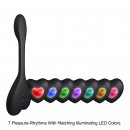 Sexshop - Kama Sutra Rhythm Natya Ultimate Couples Toys  Czarny - Wibrator plus stymulator zdalne sterowanie - online