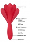 Wibrator PODWÓJNY Flex - Double Ended Vibrator - Flex - Red