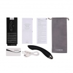 SexShop - Wibrator punktu G z sensorem dotykowym - Svakom Lisa Touch Sensor Vibrator  Czarny - online