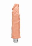 WIBRATOR realistyczny TPE REALROCK 25CM baterie  - Realrock 10-25 cm Vibrating Dildo - Flesh