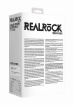 WIBRATOR realistyczny Z JĄDRAMI tpe REALROCK 20CM - Realrock 8-20 cm Vibrating Dildo With Balls - Black