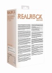 WIBRATOR realistyczny Z JĄDRAMI tpe REALROCK 23CM - Realrock 9-23 cm Vibrating Dildo With Balls - Flesh